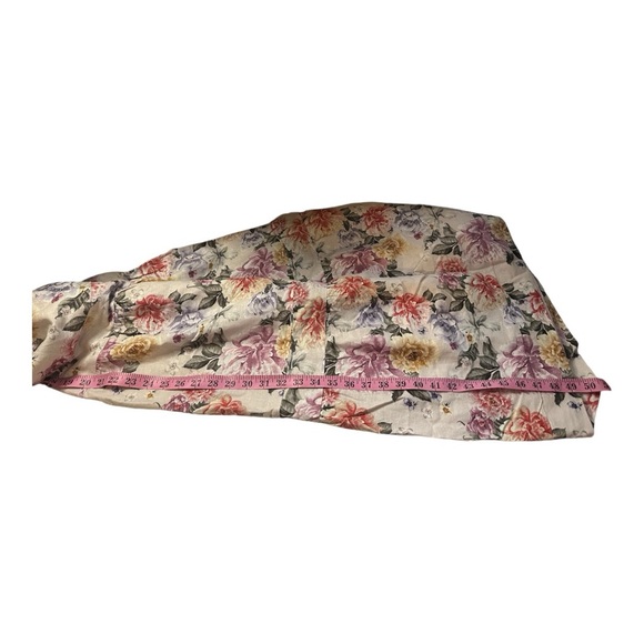 House of Harlow 1960 NWT Linen Blend Floral Adjustable Tie Maxi Dress Size Large - Picture 16 of 16